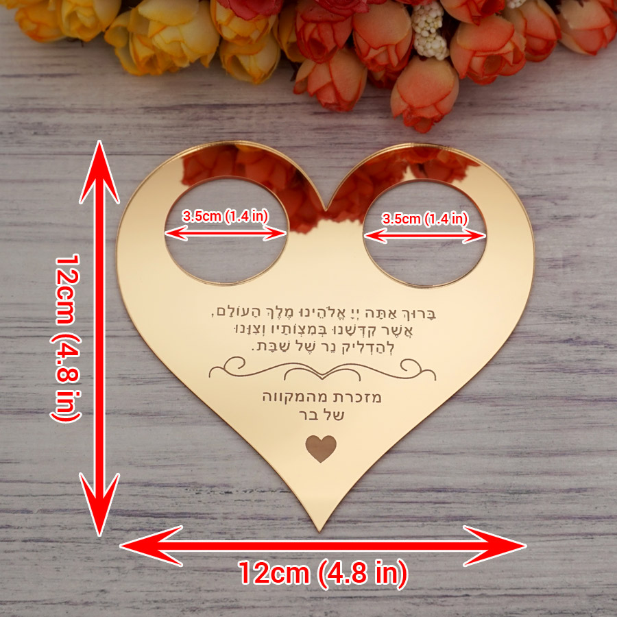 Lustro akrylowe Niestandardowy – Personalised Candle Label recenzja i cena